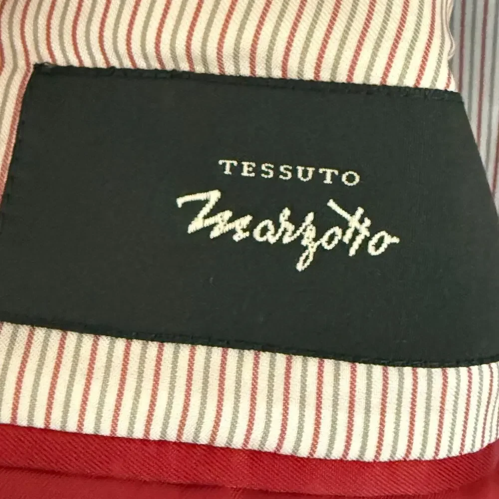 Brooks Brothers Red Fleece Tessuto Marzotto Wool Blazer Mens 40S Gray 2 Button